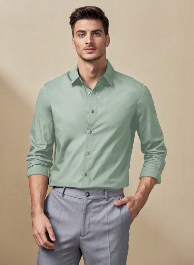 Classic Cotton Button-Front Shirt