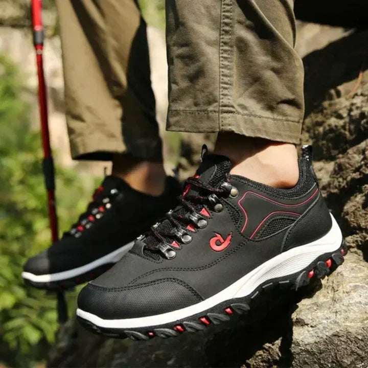 Waterproof Hiking Shoes with Supportive Footbed and Non-Slip Sole