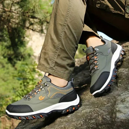 Waterproof Hiking Shoes with Supportive Footbed and Non-Slip Sole