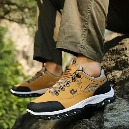 Waterproof Hiking Shoes with Supportive Footbed and Non-Slip Sole