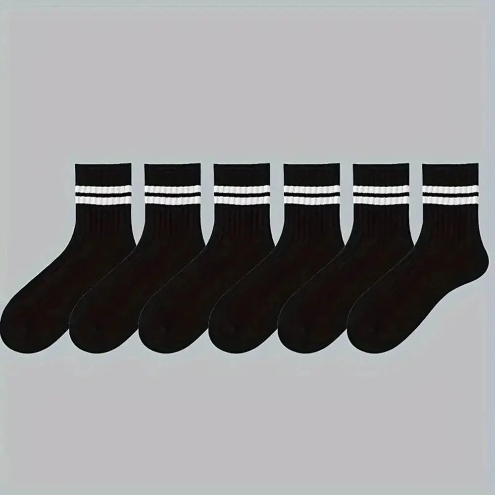 6 Pair of Men's Socks Black